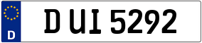 Truck License Plate